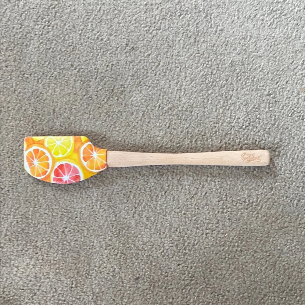 Citrus Patterned Silicone Spatula